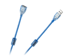 LP USB 2.0 Az-Am predlžovací kábel, 5 m, clona + filter