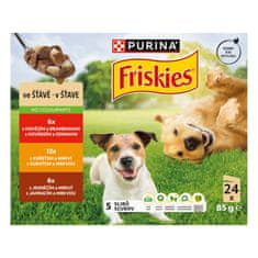 Friskies ADULT multipack 96 x 85 g lahodný výběr ve šťávě