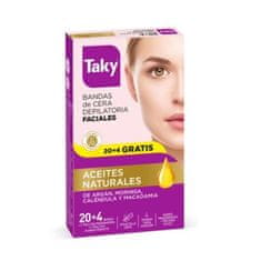 Taky Taky Wax Bands Facial Depilatory 24 Units 