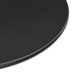 Petromila vidaXL Záhradný stôl okrúhly čierny Ø50x72 cm oceľ