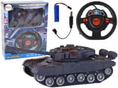 shumee R/C Tank Diaľkovo ovládané svetlá Zvuk námornícka modrá 1:18 27MHz