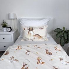 Jerry Fabrics Obliečky do postieľky Zvieratká Woodland baby 100x135, 40x60 cm
