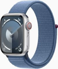 Apple Apple Watch S9 Cell/41mm/Silver/Sport Band/Winter Blue