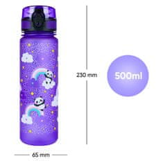 BAAGL Tritánová fľaša na pitie Jungle Panda, 500 ml