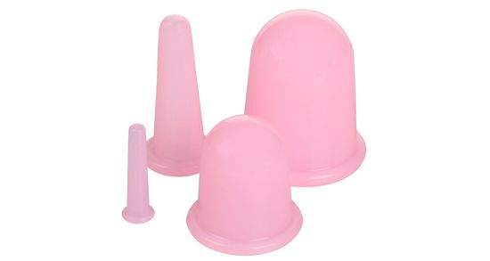 Merco Silikónové masážne poháre 4Pack ružové