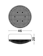 Nova Luce NOVA LUCE stropné svietidlo LYON matný biely hliník a krištáľ G9 6x5W 230V IP20 bez žiarovky 8502961