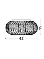 Nova Luce NOVA LUCE stropné svietidlo VALENCE číry krištáľ a biele sklo G9 6x5W 230V IP20 bez žiarovky 8501651