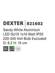 Nova Luce NOVA LUCE bodové svietidlo DEXTER biely hliník GU10 1x10W 821602