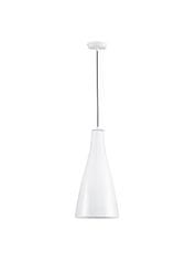 Nova Luce NOVA LUCE závesné svietidlo LIVTAR biele lesklé sklo E27 1x12W 230V IP20 bez žiarovky 9009232