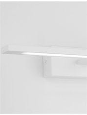 Nova Luce NOVA LUCE nástenné svietidlo nad zrkadlo MONDRIAN biely hliník a akryl LED 12W 220-240V 3000K IP44 9053121