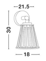 Nova Luce NOVA LUCE vonkajšie nástenné svietidlo CARINA čierny hliník LED 6W 279.09 lm 3000K 220-240V IP65 9060208