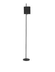 Nova Luce NOVA LUCE stojaca lampa YAMA čierne tienidlo a čierny hliník vypínač na tele E27 1x12W 230V IP20 bez žiarovky 9180522