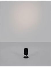 Nova Luce NOVA LUCE vonkajšie nástenné svietidlo FEND čierny hliník a sklo LED 5W 3000K 100-240V 21st. IP65 9271431