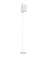 Nova Luce NOVA LUCE stojaca lampa YAMA biele tienidlo a biely hliník vypínač na tele E27 1x12W 230V IP20 bez žiarovky 9180521