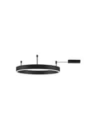 Nova Luce NOVA LUCE stropné svietidlo MOTIF LED stropné svietidlo čierny hliník IP20 3000K 40W 220-240V stmievateľné 9063601