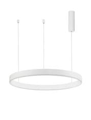 Nova Luce NOVA LUCE závesné svietidlo MOTIF biely hliník a akryl LED 48W 230V 3000K IP20 stmievateľné 9190748