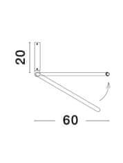 Nova Luce NOVA LUCE stropné svietidlo GARVE biela oceľ plus hliník LED 35W stmievateľné 9085244