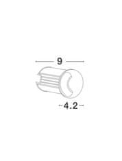 Nova Luce NOVA LUCE vonkajšie zapustené svietidlo do zeme BANG nikel satén hliník LED 1W 3000K IP67 100-240V 42st. vr. driveru 9203111