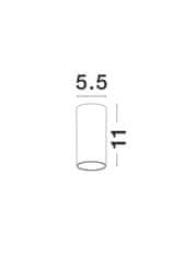 Nova Luce NOVA LUCE vonkajšie stropné svietidlo CECI biely hliník sklenený difúzor Osram LED 3W 3000K 100-240V 52st. IP65 9220021