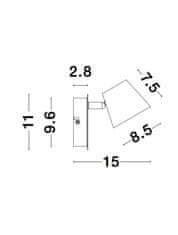 Nova Luce NOVA LUCE bodové svietidlo BIAGIO biely kov LED 1x6W 230V 3000K IP20 9155361