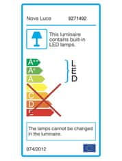 Nova Luce NOVA LUCE vonkajšie svietidlo s bodcom STAKE čierny hliník a sklo LED 10W 3000K 100-240V 24st. IP65 9271492