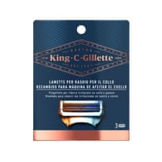 Gillette Gillette King Neck Razor Blades 3 Units 