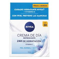 Nivea Nivea Cuidado De Día Hidratante Spf30 Piel Normal Y Mixta 50ml 