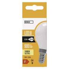 EMOS LED žiarovka Basic Mini Globe / E14 / 8,3 W (66 W) / 900 lm / teplá biela