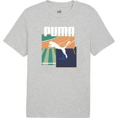 Puma Tričko sivá XXL Graphics Summer Sports