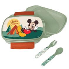 GIM Disney Mickey Nature sandwich box + cutlery set