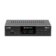 Cabletech URZ0338A DVB-T2 H.265 HEVC tuner čierna