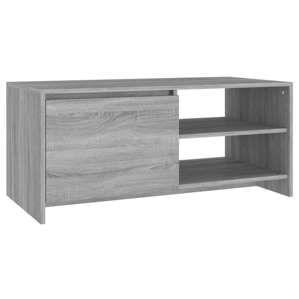Vidaxl Konferenčný stolík, sivá sonoma 102x50x45 cm, kompozitné drevo