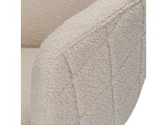 Wellhox Kreslo HAMPTON teddy beige boucle