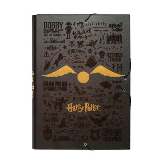 shumee Harry Potter - Leporelo / leporelo s gumičkou A4 (24 x 34 cm)