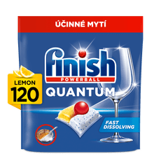 Quantum All in 1 kapsule do umývačky riadu Lemon Sparkle 120 ks