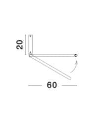 Nova Luce NOVA LUCE stropné svietidlo GARVE čierna oceľ plus hliník LED 35W stmievateľné 9085243