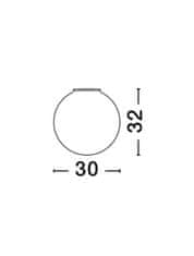 Nova Luce NOVA LUCE stropné svietidlo NEVOSO opálové sklo a biely kov E27 1x12W 230V IP20 bez žiarovky 920424