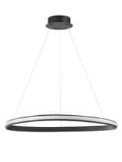 Nova Luce NOVA LUCE závesné svietidlo ARIES čierny hliník a akryl LED 32W 230V 3000K IP20 stmievateľné 9357064