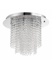 Nova Luce NOVA LUCE stropné svietidlo FONTANA chrómovaný kov K9 krištáľ G9 5x5W 230V IP20 bez žiarovky 9361082