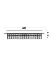 Nova Luce NOVA LUCE stropné svietidlo ZEFFARI chrómovaný hliník a K9 krištáľ LED 40W 230V 4000K IP20 9361084