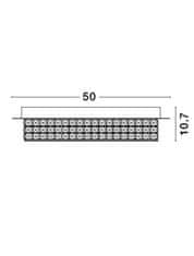 Nova Luce NOVA LUCE stropné svietidlo ZEFFARI plátkovaný zlatý hliník a K9 krištáľ LED 40W 230V 4000K IP20 9361083