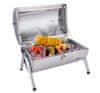 BBQ Collection Gril na drevené uhlie skladacia nerez 34 cm x 22 cm