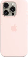 Apple iPhone 15 ProMax Silicone Case MS - Light Pink