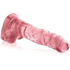 XSARA Gelový ohromný penis s naběhlou špičkou 28 cm – 74292626