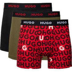 Hugo Boss 3 PACK - pánske boxerky HUGO 50517887-978 (Veľkosť L)