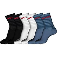 Hugo Boss 6 PACK - pánske ponožky HUGO 50510187-960 (Veľkosť 39-42)