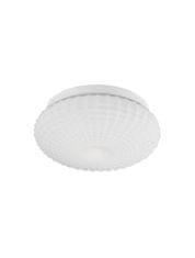 Nova Luce NOVA LUCE stropné svietidlo CLAM biele sklo biely kov E27 2x12W 230V IP44 bez žiarovky 9738256