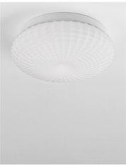 Nova Luce NOVA LUCE stropné svietidlo CLAM biele sklo biely kov E27 2x12W 230V IP44 bez žiarovky 9738256