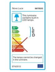 Nova Luce NOVA LUCE nástenné svietidlo nad zrkadlo MODENA nikel satén a akryl LED 12W 230V 3000K IP44 9870020