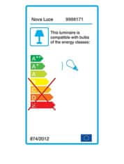 Nova Luce NOVA LUCE závesné svietidlo OBITAR opálové sklo mosadzný zlatý kov G9 2x5W 230V IP20 bez žiarovky 9988171